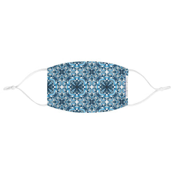 Capri Blue Fabric Face Mask - AMALFITANA STORE